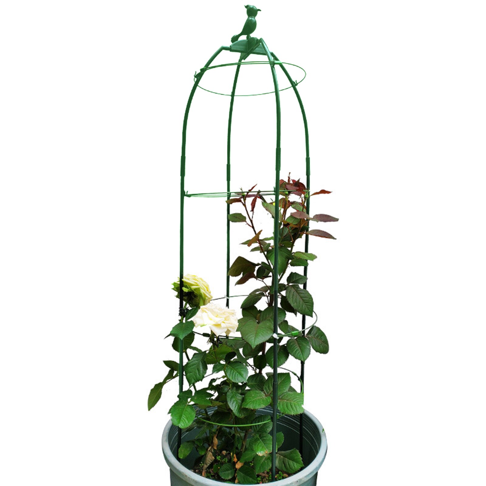 1Pcs Plant Display Bracket Garden Plant Flower Vine Rack Plastic Flower Stand Climbing Planter Trellis Support Flower Obelisks