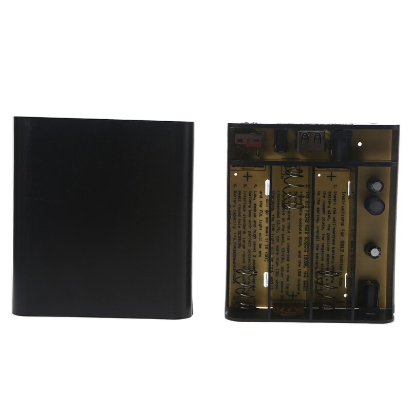 Diy-netzteilbox mit 3x x 18650 akkus , 5v x usb-anschlüssen und  + 3.5 5.5 1.35mm 9v + 12v 2.1mm usv-anschlüssen für wlan-router, modem und überwachungskamera