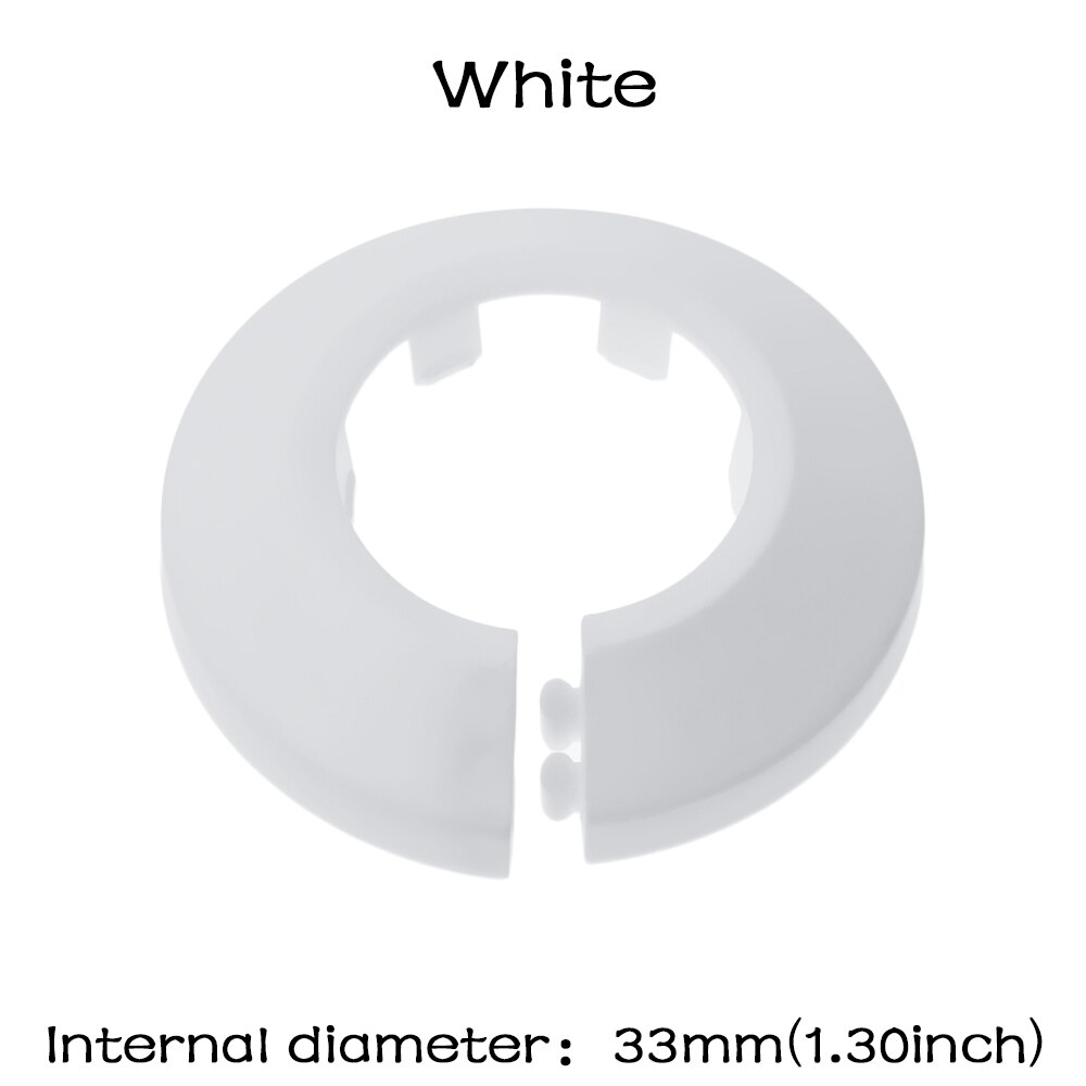1PC Universal Multicolor Rohr Dekorative Abdeckung Winkel Ventil Heizkörper Rohr Abdeckungen Plumb-Pak Rohr Für Wand Kanäle Wasserhahn zubehör: White 32