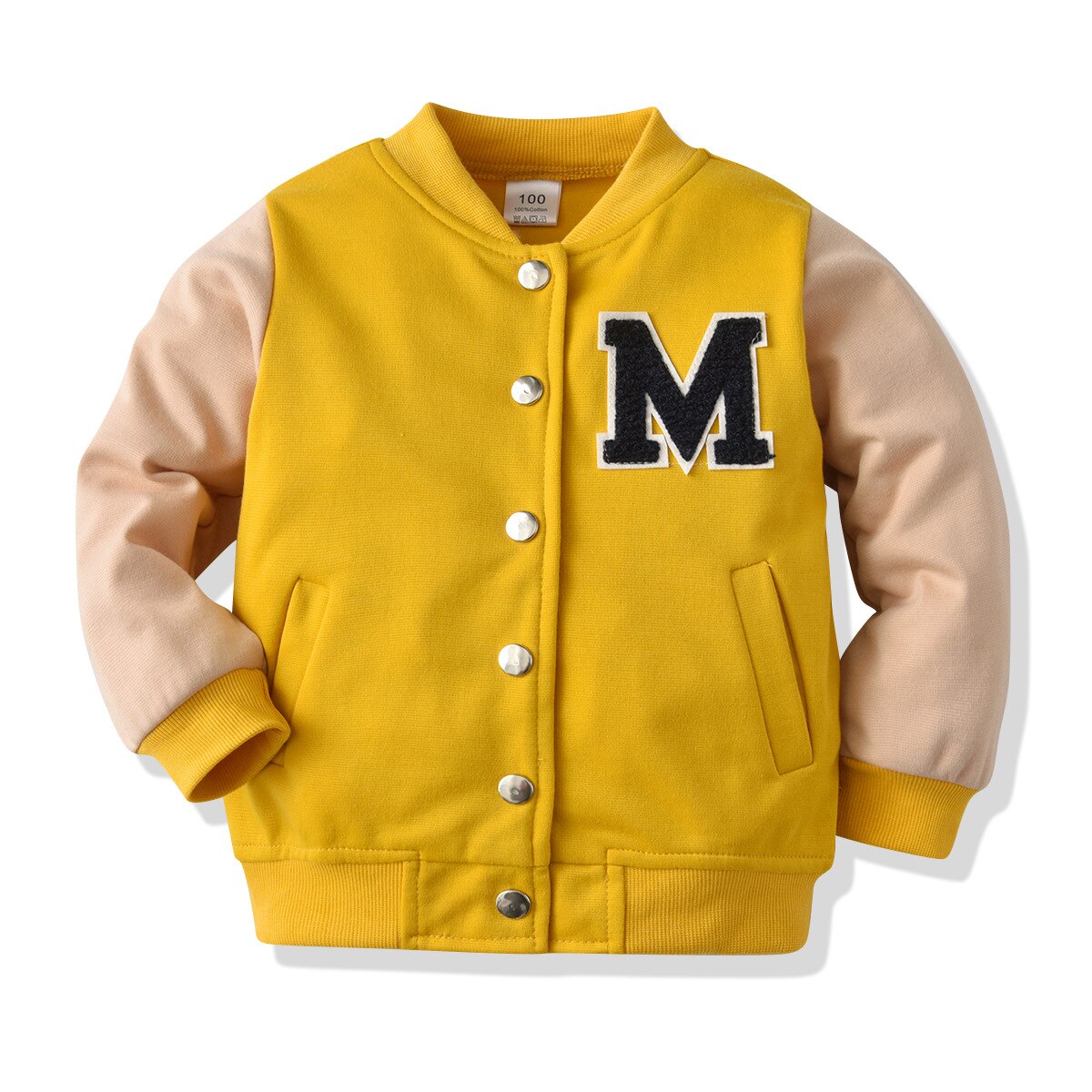 Frühling Herbst Baby Outwear Jungen Mantel freundlicher Mädchen Kleidung freundlicher Baseball Kleinkind Sweatershirt Kleinkind Jacke ANZUG: 4T