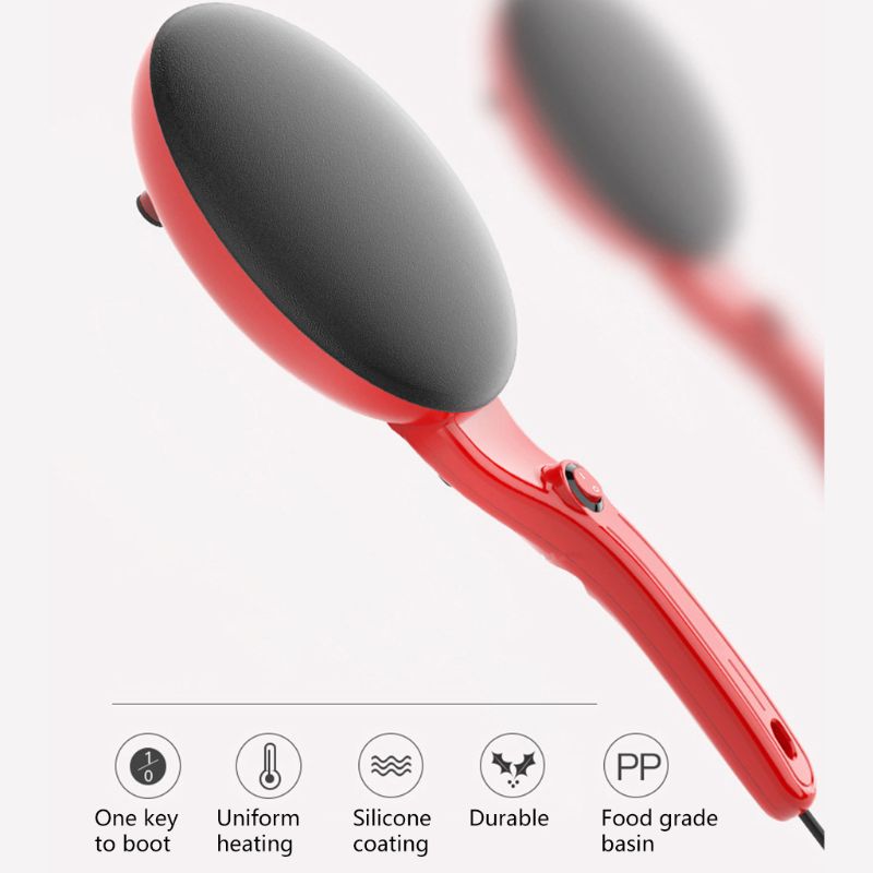 Multifunctional Pancake Maker Machine for Crepe Pizza Pancake Non-Stick Coating Adjustable Temperature Control EU Plug