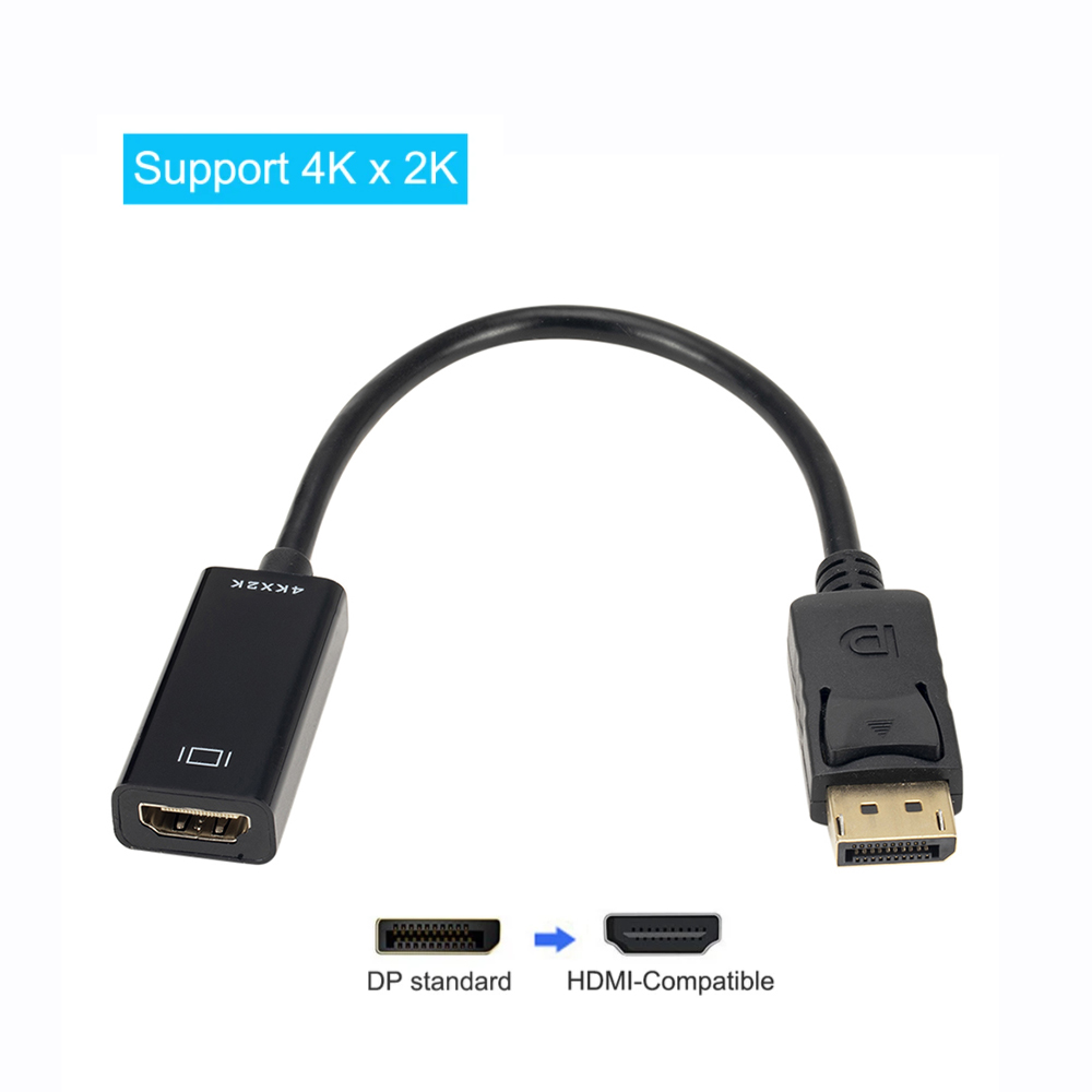 Displaypoort Dp Naar Hdmi-Compatibele Adapter Displayport Naar Hdmi-Compatibele Kabel 4K 1080P Dp Naar Hdtv Kabel Converter