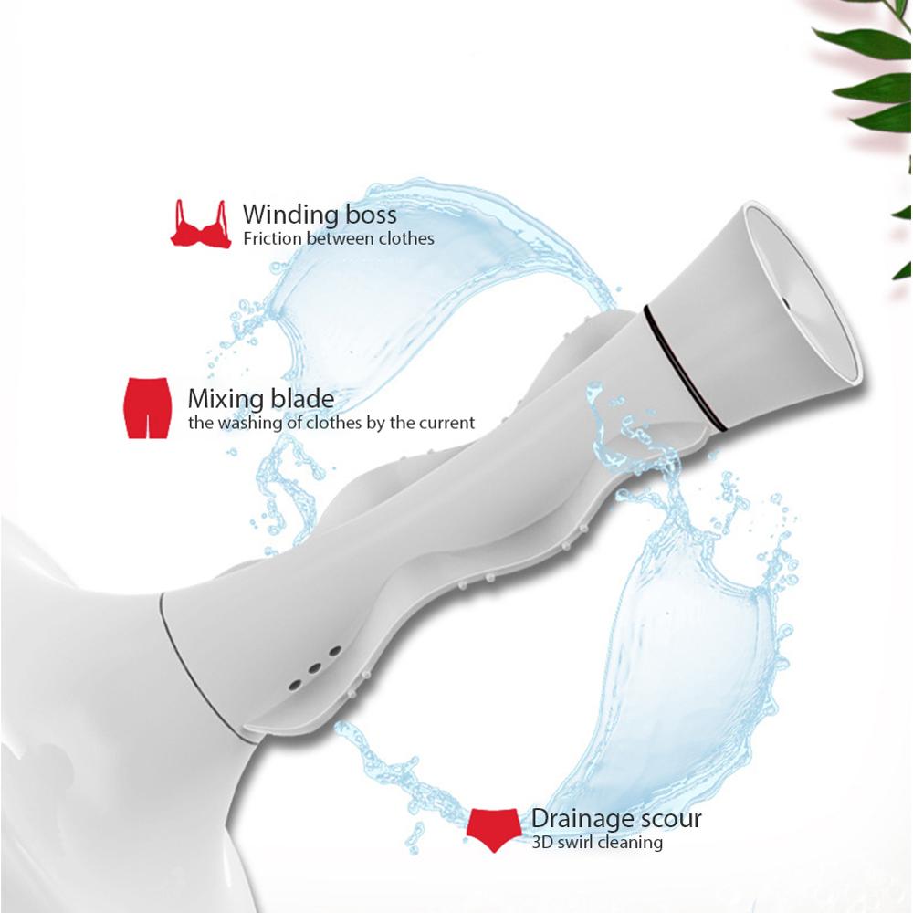 26W Ultrasonic Turbine Rod Washing Machine Mini USB Turbo Tub Laundry Washer for Apartments Dorms Home Business Trip