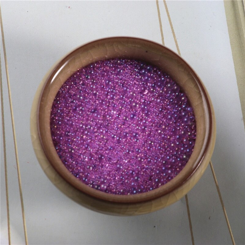 50G DIY mezcla colorida de agua de burbujas de cuentas de vidrio para el Molde de resina de relleno surtido de Micro cuentas de Arte de resina suministros de fabricación de joyería: Purple