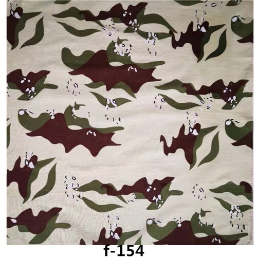 Camouflage Bandanas Cotton Headwear Women Scarves Headband Men Camping Mask Gaiters Braga Cuello Hiking Scarves: f-154