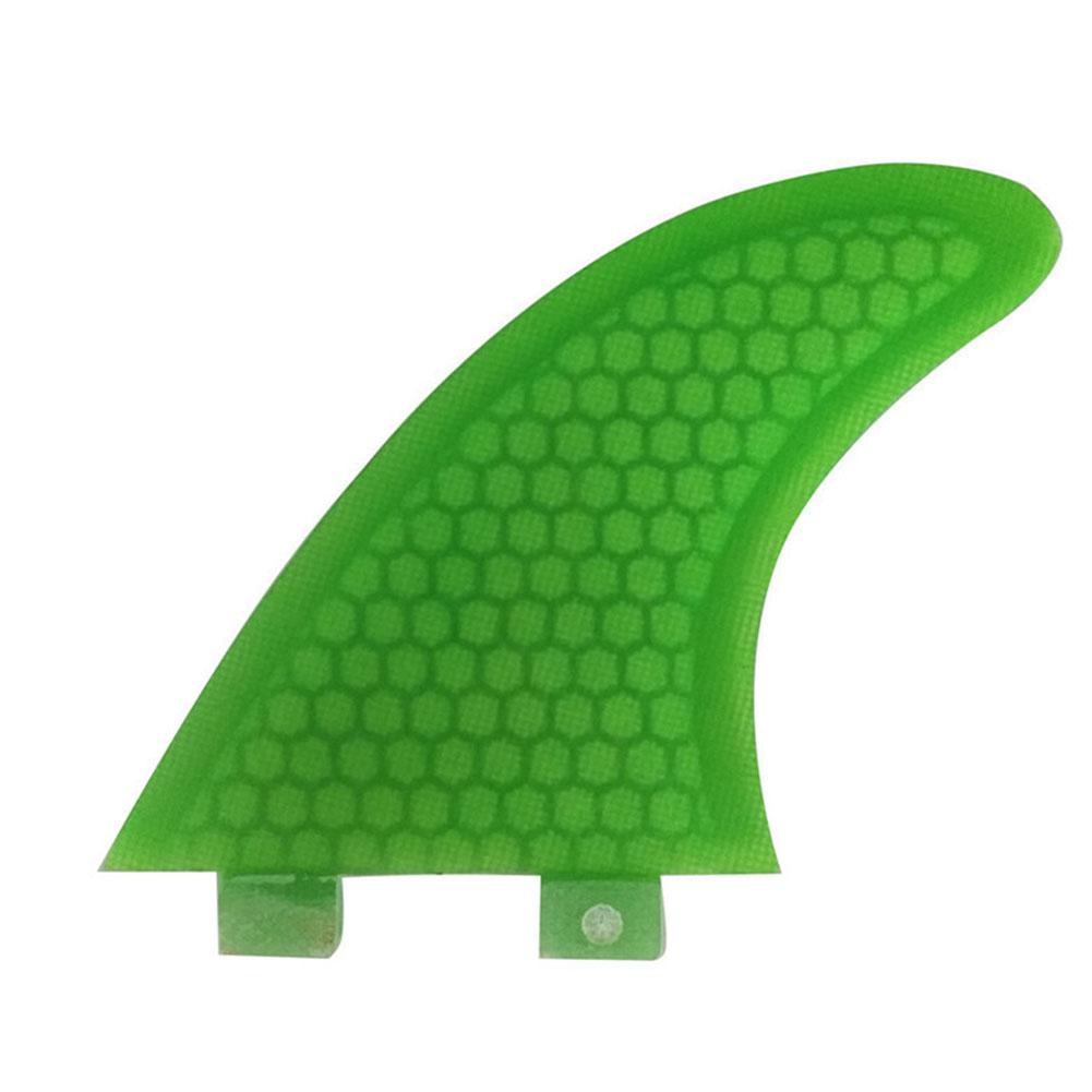 HiMISS Surf Fins Fiberglass FCS Fin Surf boards G3/G5/G7 Size Fin in Surfing: green