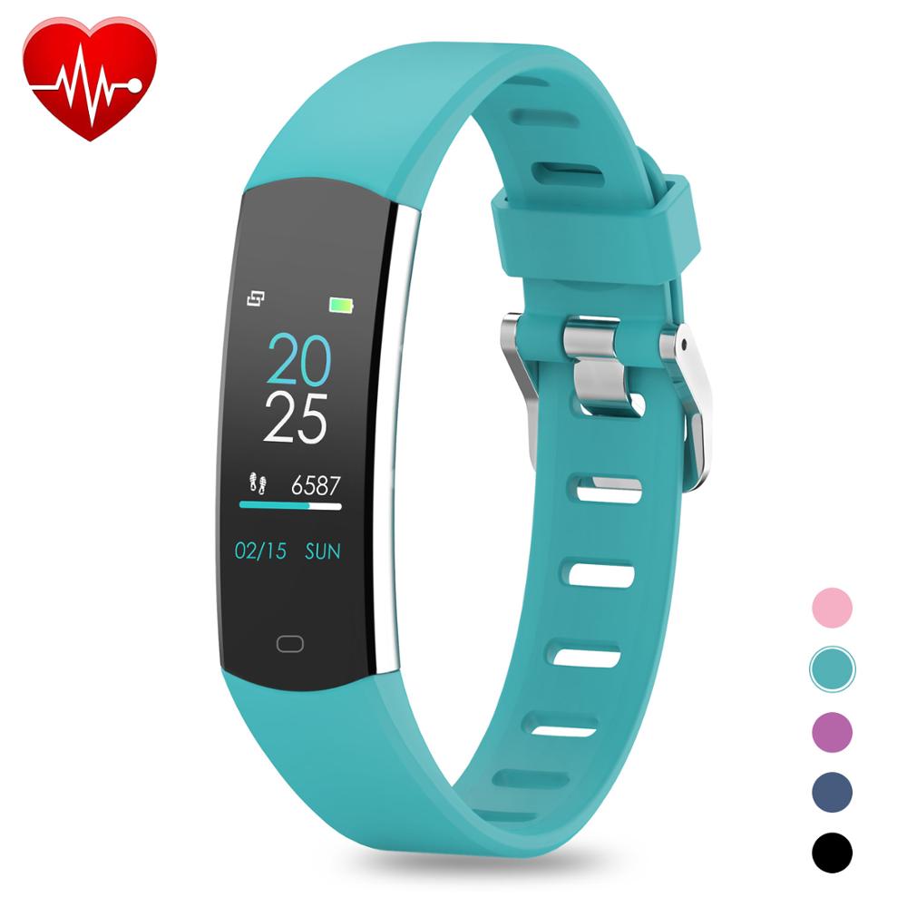 Prodotti Smart Per Il Fitness Fascia Del Braccialetto Regali Per Le Donne Monitor di Frequenza Cardiaca di Sport Maschio Impermeabile Pedometro Per Bambini Intelligente Orologio con Vibrazione: 905-green