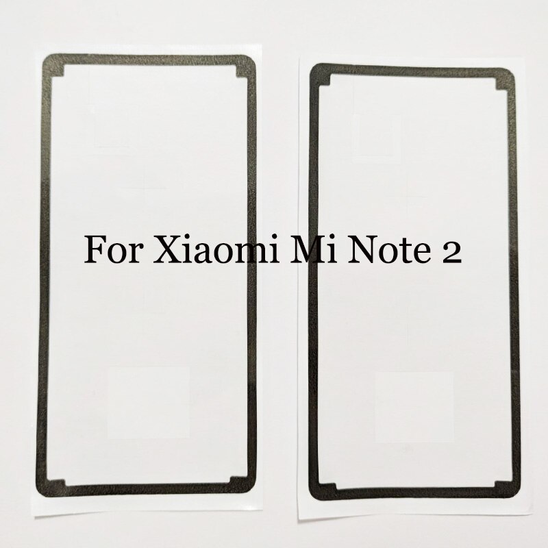 2 stks Mi Note2 Dower Batterij Cover Lijm Lijm Achter Achterkant Sticker Voor Xiaomi Mi Note 2 Waterdicht Lijm lijm