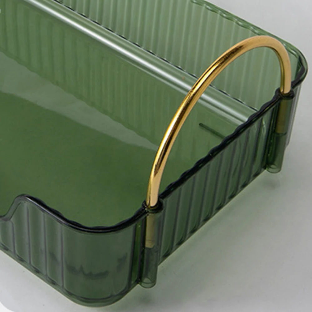 Premium Cosmetic Organizer for Bathroom Minimalist Countertop Shelf Fashionable Storage