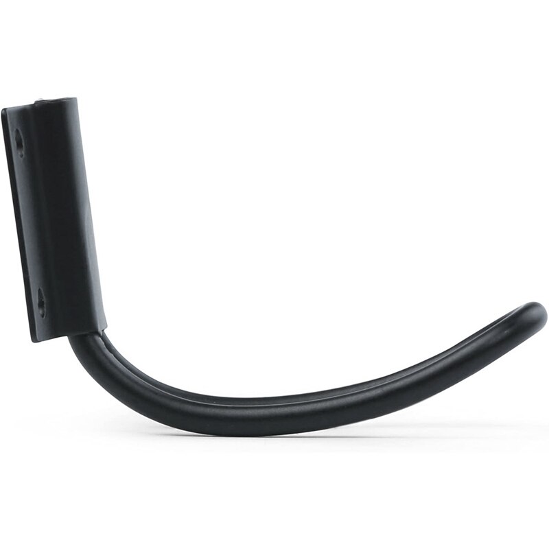 10Pack Rustic Entryway Hooks of Black Wall Mounted Vintage Double Coat Hangers with Large Metal Screws Included