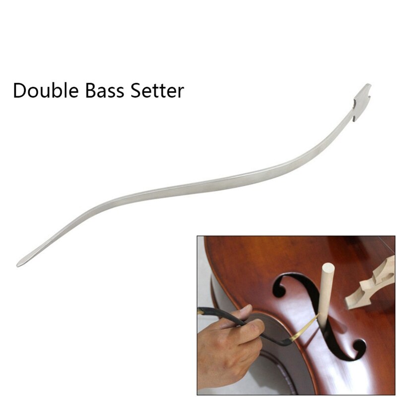 Cello Sound Post Setter Upright Stainless Steel Column Hook Tool Strings Instrument Cello Part Accessories