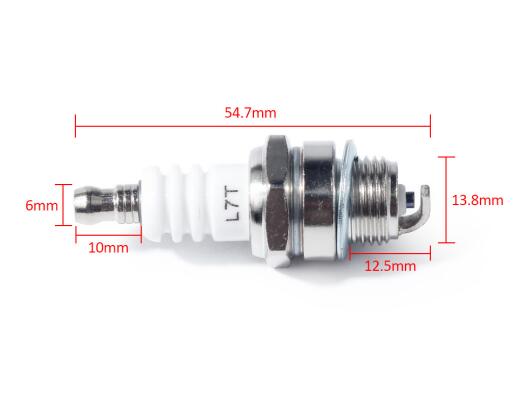 Vela de Ignição Do Carro AZGIANT B7TC/E6TC/F7TC (F5TC)/B8RTC L7T BM6A M7 Two-stroke Motocicleta Faísca Pedra C7HSA A7TC D8TC: L7T L6TC same