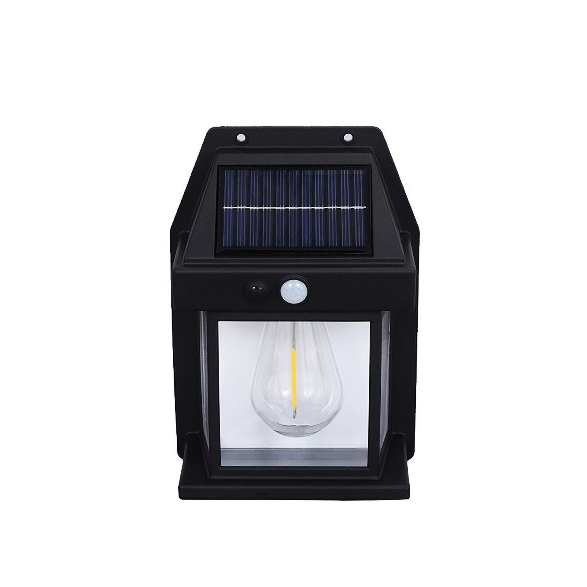 1/2/4 Solarnych Lamp Ściennych Zewnętrznych Ogrodowych z Czujnikiem Ruchu IP65 Wodoodpornych na Gank, Balkon, Taras, Garaż, Ogrodzenie, Dziedziniec: Niebieski