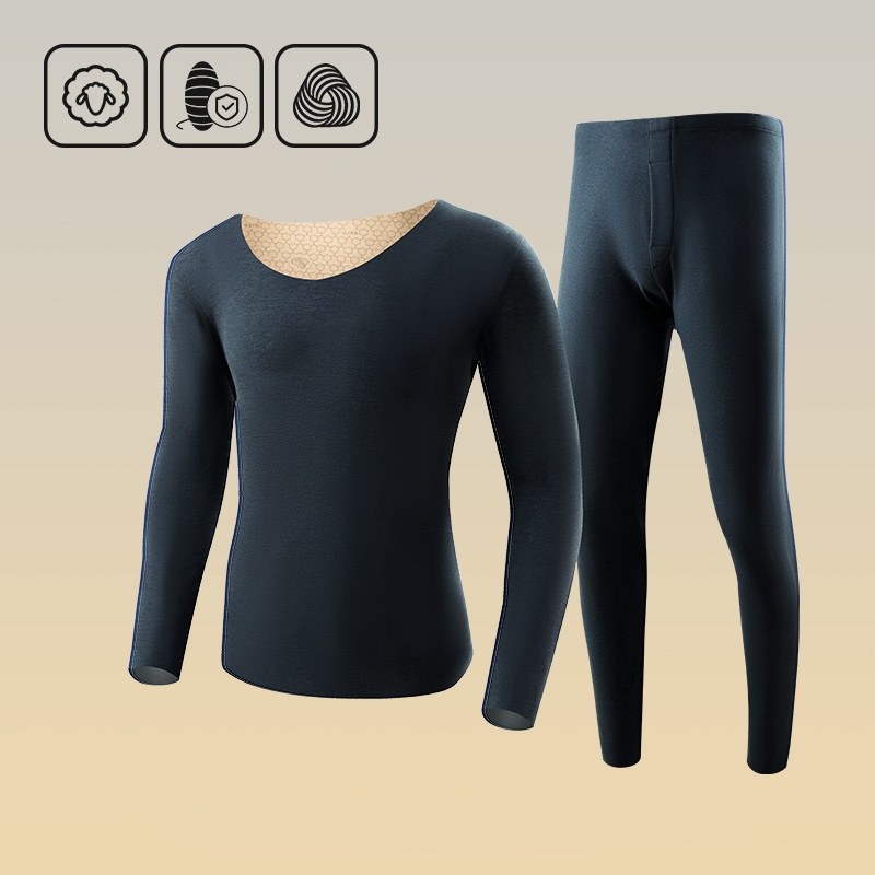 Uomo Donna Abbigliamento invernale Intimo termico Mutande lunghe Set slim senza cuciture Camicia + Pantaloni Set Set termico da donna Intimo invernale da uomo: L / Cielo Blu