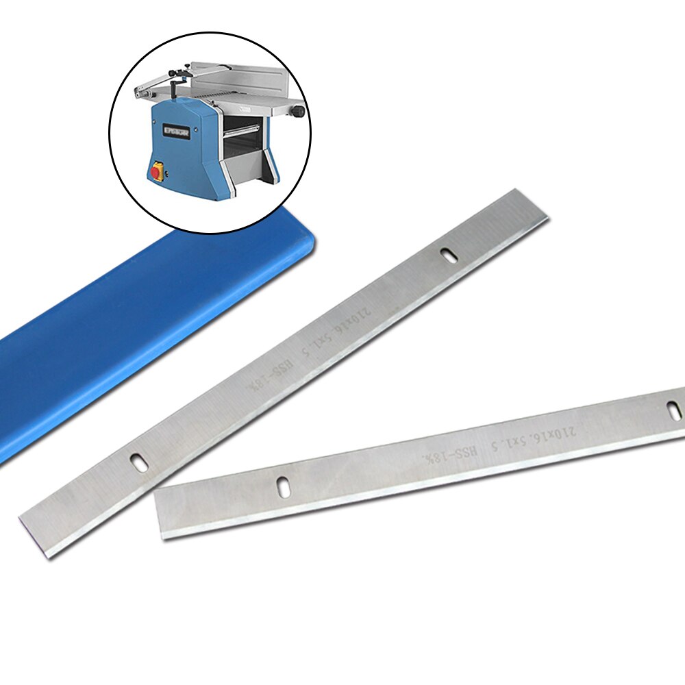 FOXBC – lames de raboteuse HSS 210mm, 210x16.5x1.5mm, pour ATIKA ADH 204 TYP2, couteau de raboteuse 8 pouces, pièces d&#39;outils pour le travail du bois, 2 pièces