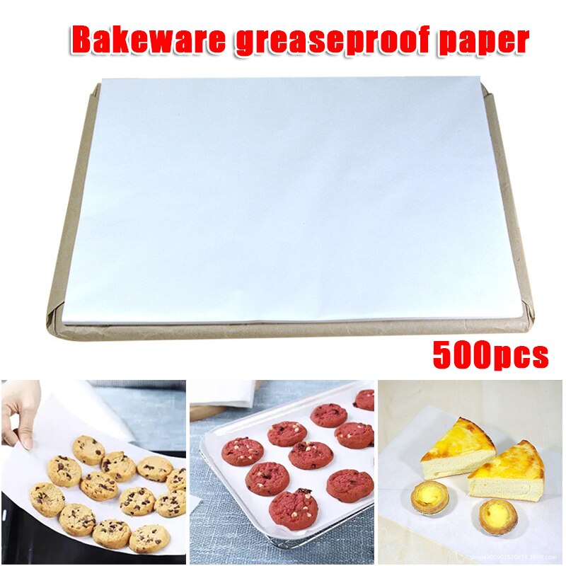 500 Copriletto/pacchetto non-bastone piazza Olio Carta Carta Oleata per la Cucina di Cottura Della Torta Della Pizza MDJ998