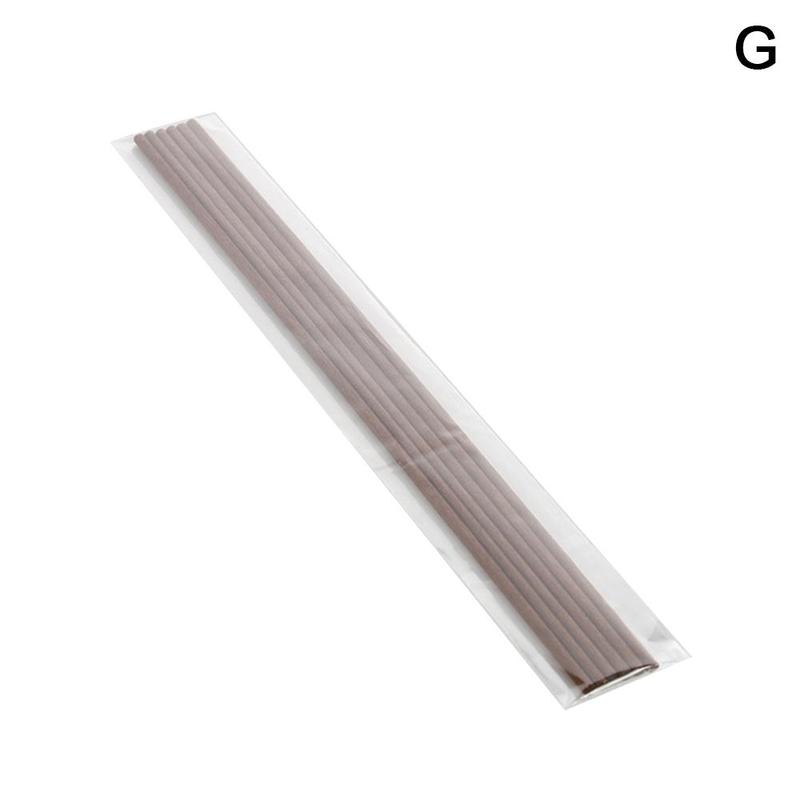 Diffuseur d'huiles essentielles en rotin noir, bâtonnets de remplacement pour aromathérapie, 3mm, 6 pièces, 20cm: Dark Grey