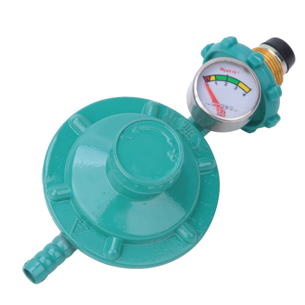 Gas Tank Pressure Regulator Household Liquefied Gas Pressure Reducing Valve Applicable To Household Appliances (With Gauge)