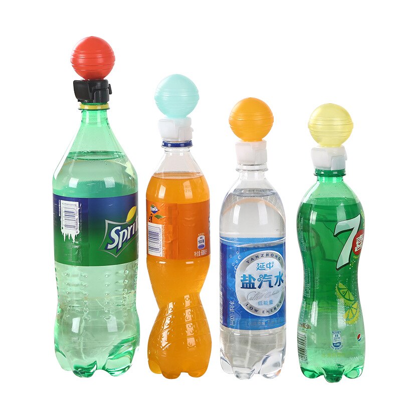 1pc Soda bouteille couvercle étanchéité boisson bouteille bouchon boisson gazeuse étanche couvercle manuel gonflage bouchon de bouteille protecteur Snap