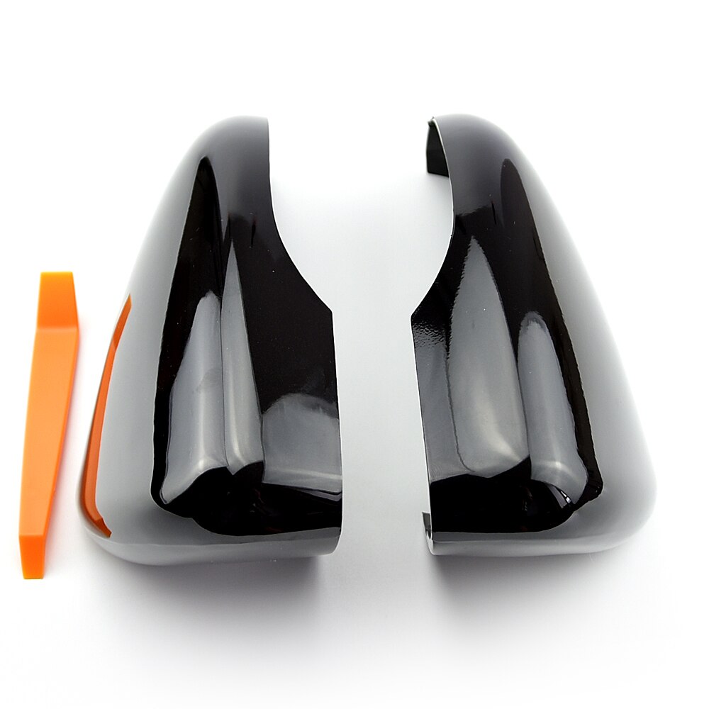 Tapas de espejo retrovisor para coche Volkswagen, tapas de cristal con efecto de carbono, para VW Golf MK6 R20 Touran Golf GTI 6 Golf 6 R, 2 piezas