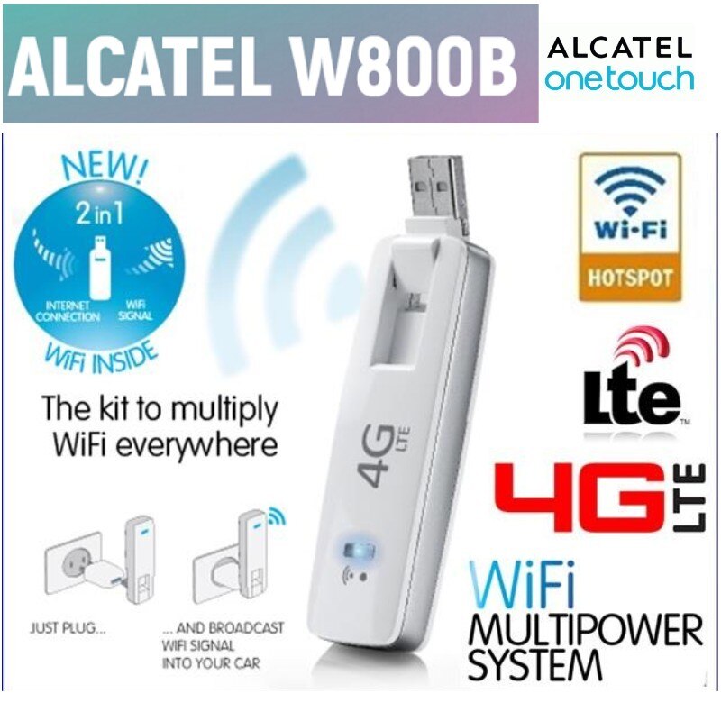 Originale Unlock LTE FDD 100Mbs Alcatel One Touch W800b 4G WiFi Sim Card Modem