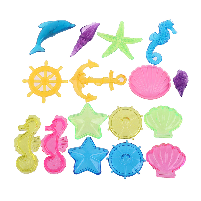 Children's Summer Play Underwater Entertainment Game Props Diving Gem Toy Set