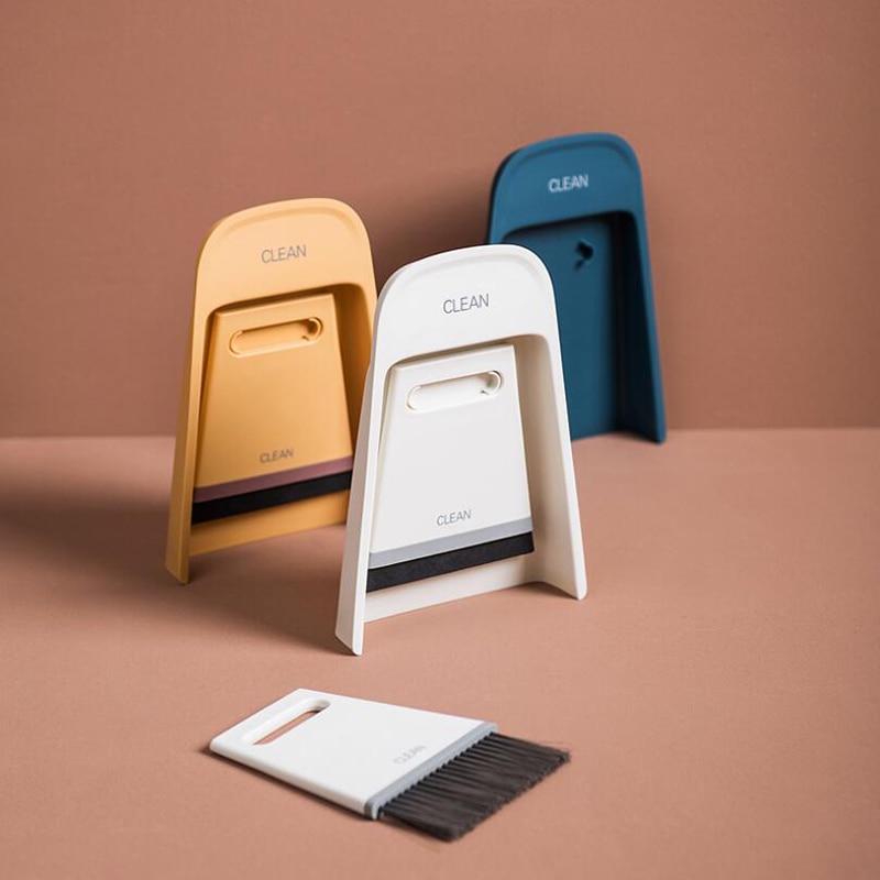 Home Office Cleaning Tools Mini Tool Desktop Kitchen Cleaning Brush Crushing Kettle Broom Storage Cleaning Tool Set