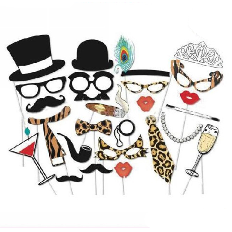 25pcs Wedding Decoration Photo Booth Prop Team Bride To Be Photobooth Bridal Shower Hen Bachelorette Party Supplies