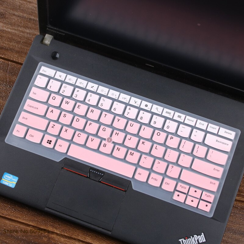 silikon tastatur abdeckung haut schutz für Lenovo thinkpad S440 E455 E450 E455 E460 E465 T450 T450S X1 Yoga: Gradient Rosa