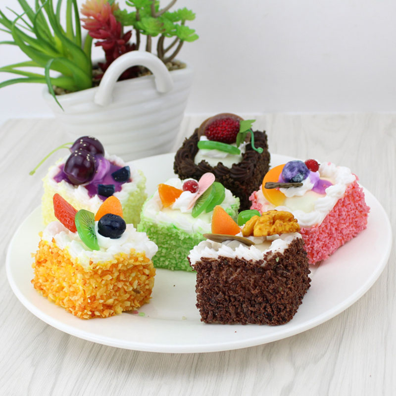 6 stcke knstliche kuchen Simulation lebensmittel...  Grandado