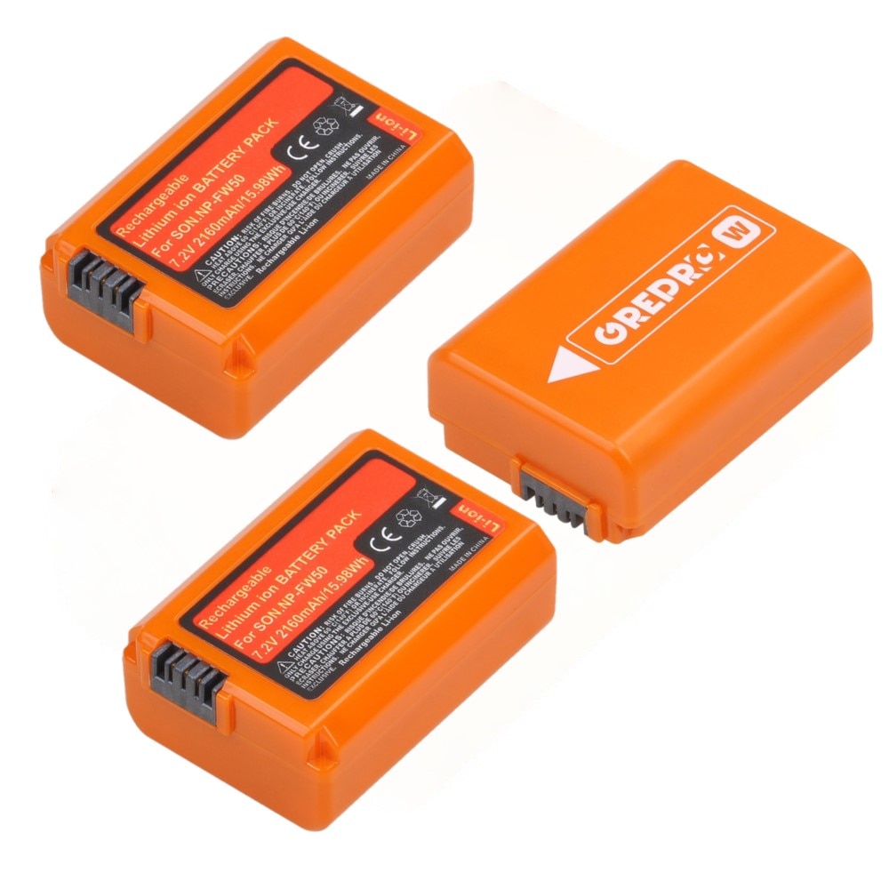 Oranssi np -fw50 np fw50 akku  (2160 mah) sony alpha  a6500 a6300 a6000 a5000 a3000 nex -3 a7 a7ii a7 rii  a7 sii  a7s a7 s 2 a7r a7r