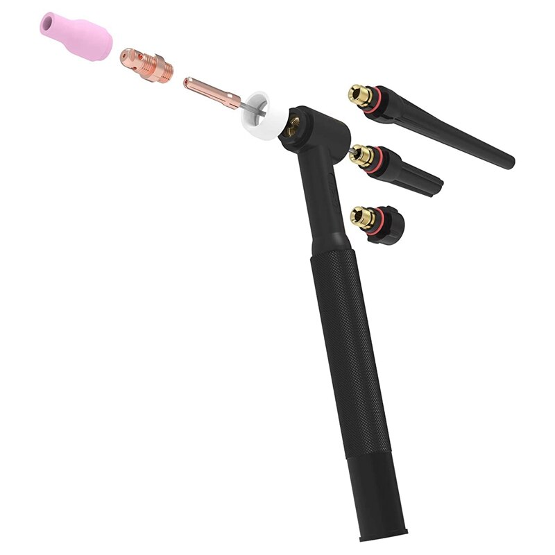 68 PCS TIG Welding Torch Stubby Gas Lens Glass Cup Kit Suitable For WP-17/18/26 Torch Accessories