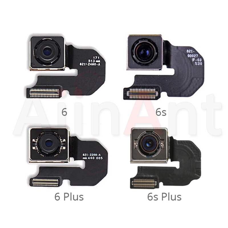 100% Original para iPhone 6 iPhone 6 6s 7 8 Plus cámara Real para iPhone X Xs X 11 Pro Max XR Cámara Flex Cable de teléfono de piezas de repuesto