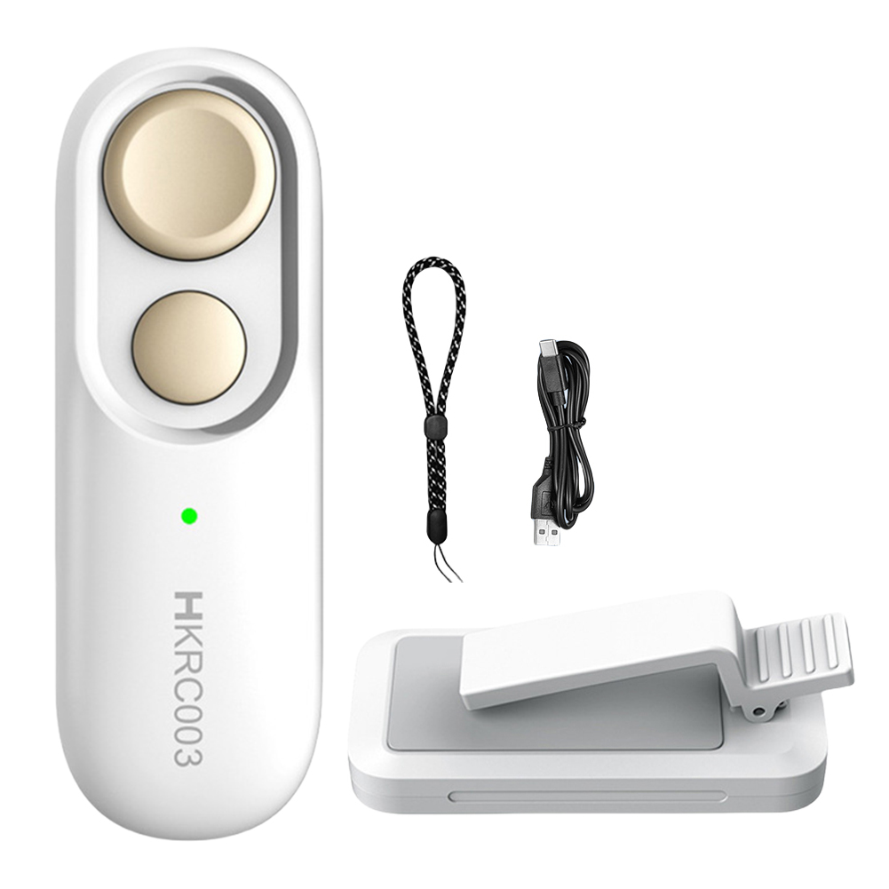 RF Remote Control Page Turner Page Turner Clicker Taking Photo Camera Video Recording Remote Trigger for Kindle Accessories: Dark Grey