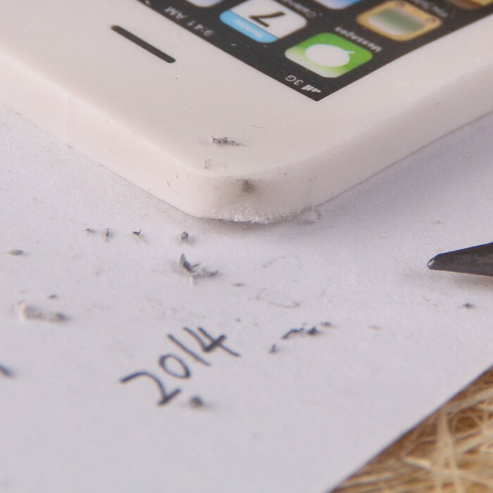 3 Pcs/Lot gomme et caoutchouc en forme de téléphone portable amusant pour la papeterie et le bureau de l'école