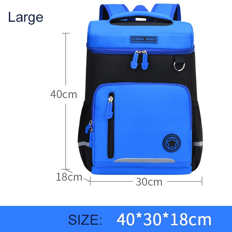 Mode Primaire Schooltassen Voor Meisjes Schattige Kinderen Boek Tas Kinderen School Rugzak Meisje Schooltassen Knapzak Mochilas: large dark blue