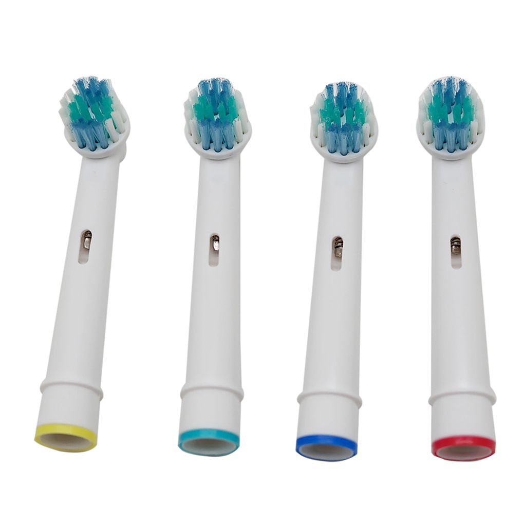 4 stk / sæt voksne elektriske tandbørstehoveder til udskiftning af braun oral rengøring plak fjernelse af børstehoveder udskiftes