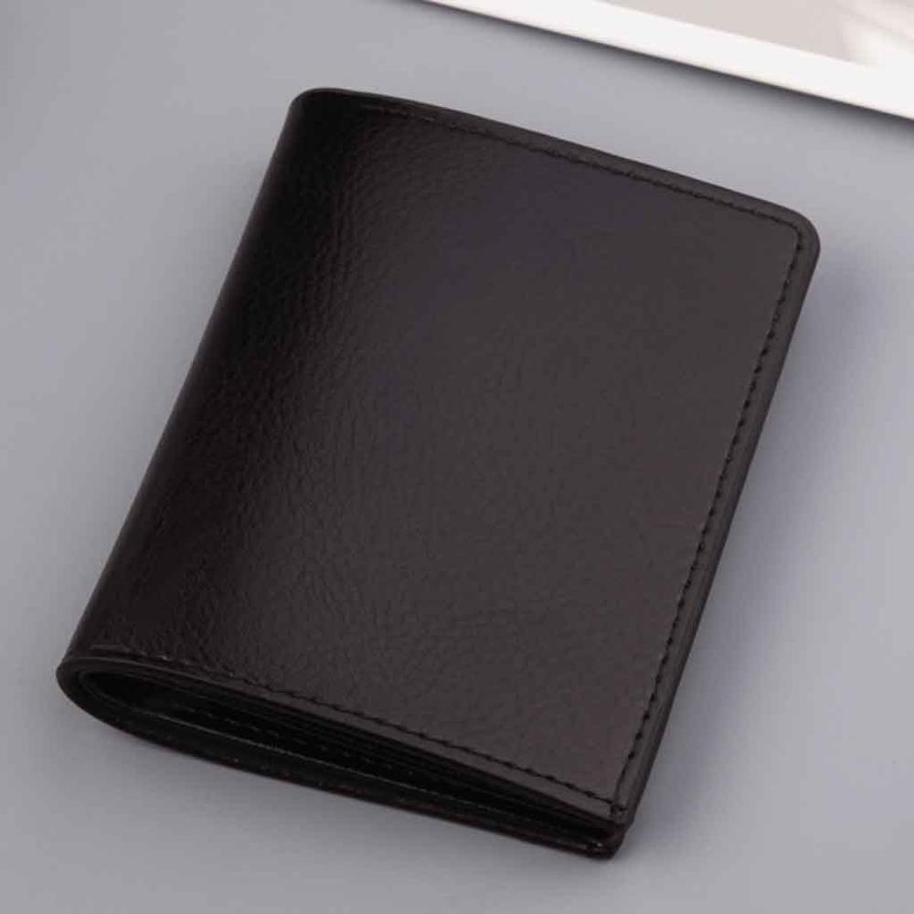 Men Wallet Ultra-Thin Vertical Coin Purse Leather Wallets Bifold Multi-Card Package Short Retro Wallet porte carte #2N18