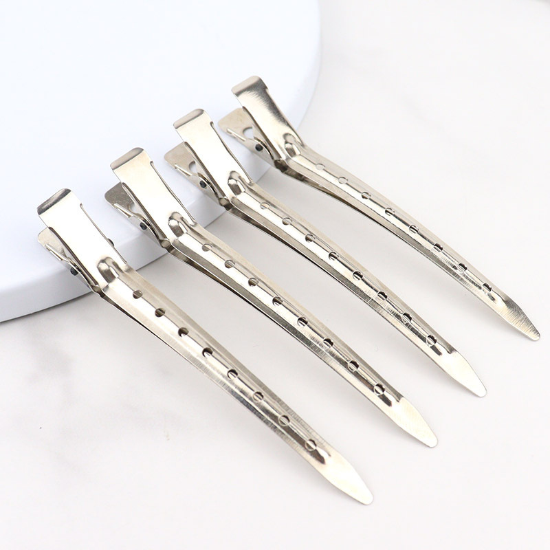 10/20 st hårvårdsklämmor metall näbbklämma lockigt hårnål hårvård hårbotten fluffigt hårnål för frisör frisör smink