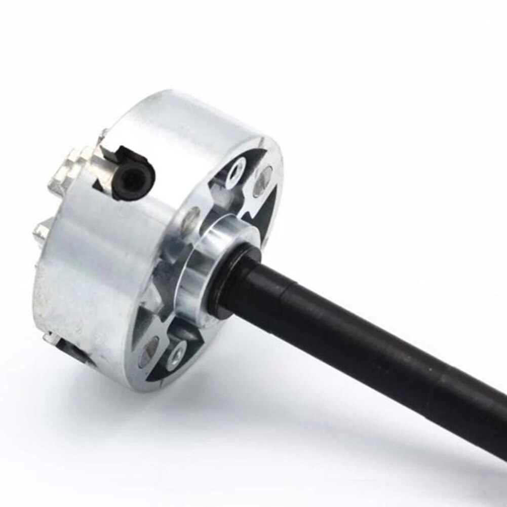 Z011A Lathe Chuck Welding Positioner Turn Table Accessories 4 Jaw Manual Chuck Clamp with Connecting Rod for Clathe Fixture