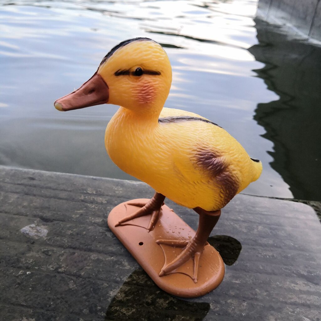 Cute Mandarin Duck Animals Statues Simulation Duck Garden Pond Ornaments