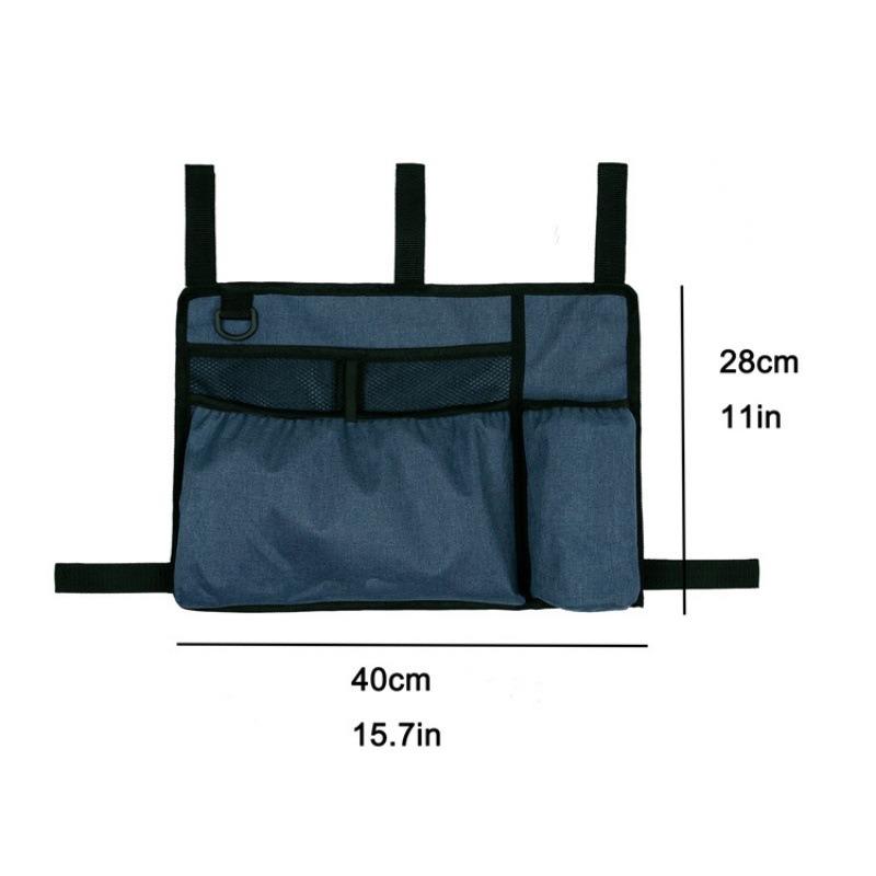 Walker Bag Basket with Cup Holder Suit for Adult Folding Walkers Seniors, Elderly, Handicap Carry Storage Pouch Organizer: green