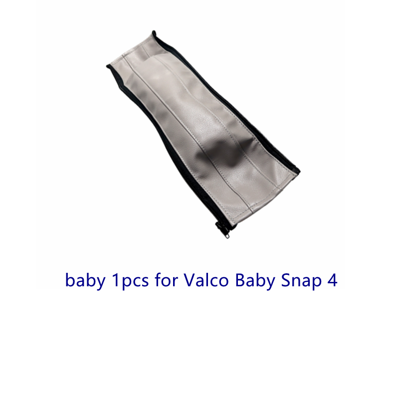Skinnhåndtak beskyttelsestrekk passer for valco baby snap 4 barnevogn barnevogn stang erme koffert armlen trekk barnevogn tilbehør: Snap 4 baby 1 stk grå