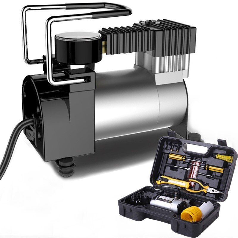 Car portable electric tire multi-function 12v air pump