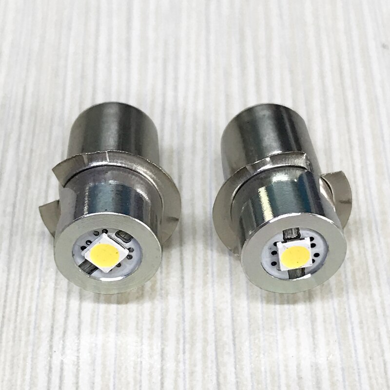 1w P13.5s 3v 3.7v (3.4-4.2 v) 4.5v 6v 7v 9v 12v 15v lampe de poche LED ampoules de torche avec épister puces lampe de poche LED ampoule 1watt