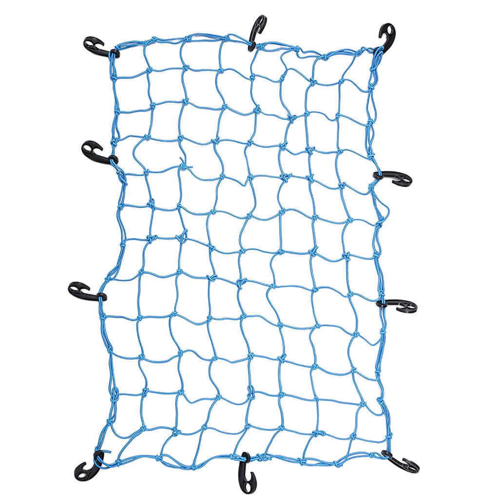 Hook Elastic Car Trailer Roof Rack Boot Luggage Bungee Cord Cargo Net For Car RV Camper Truck Motorcycle Etc Car Accessories