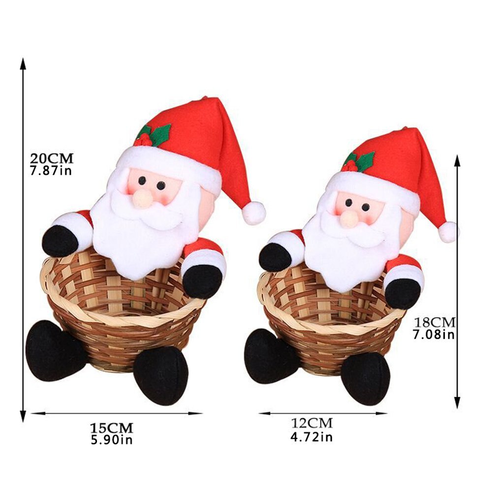 Christmas Decoration Candy Basket Christmas Desktop Decoration Children Candy Basket Christmas Decoration Candy Box