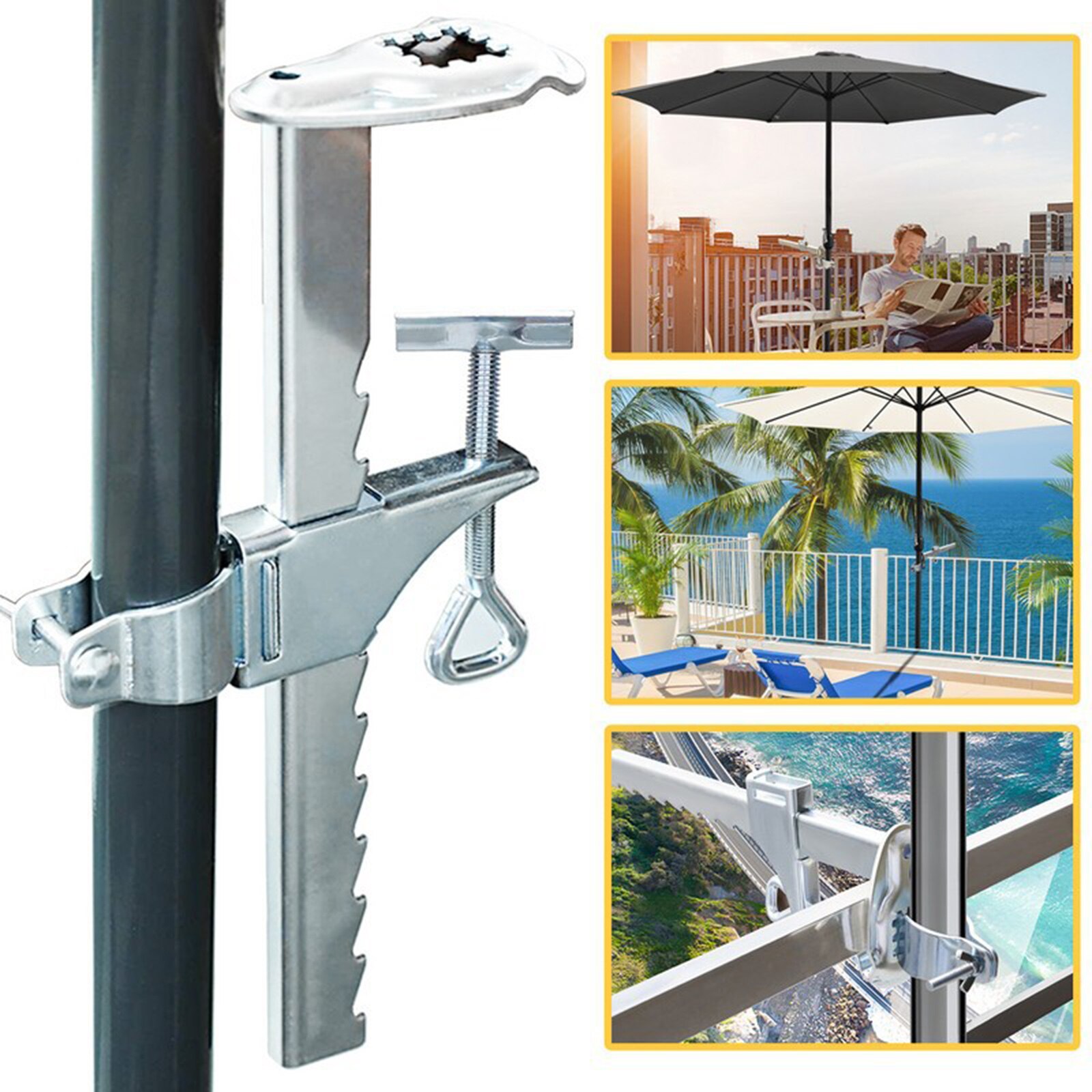 Universal Heavy Duty Steel Beach Fishing Patio Umb Vicedeal