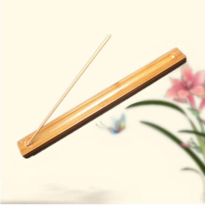 Användbart bambu material pinne tallrik rökelse hållare doftande pinne rökelse brännare bambu linje rökelse brännare