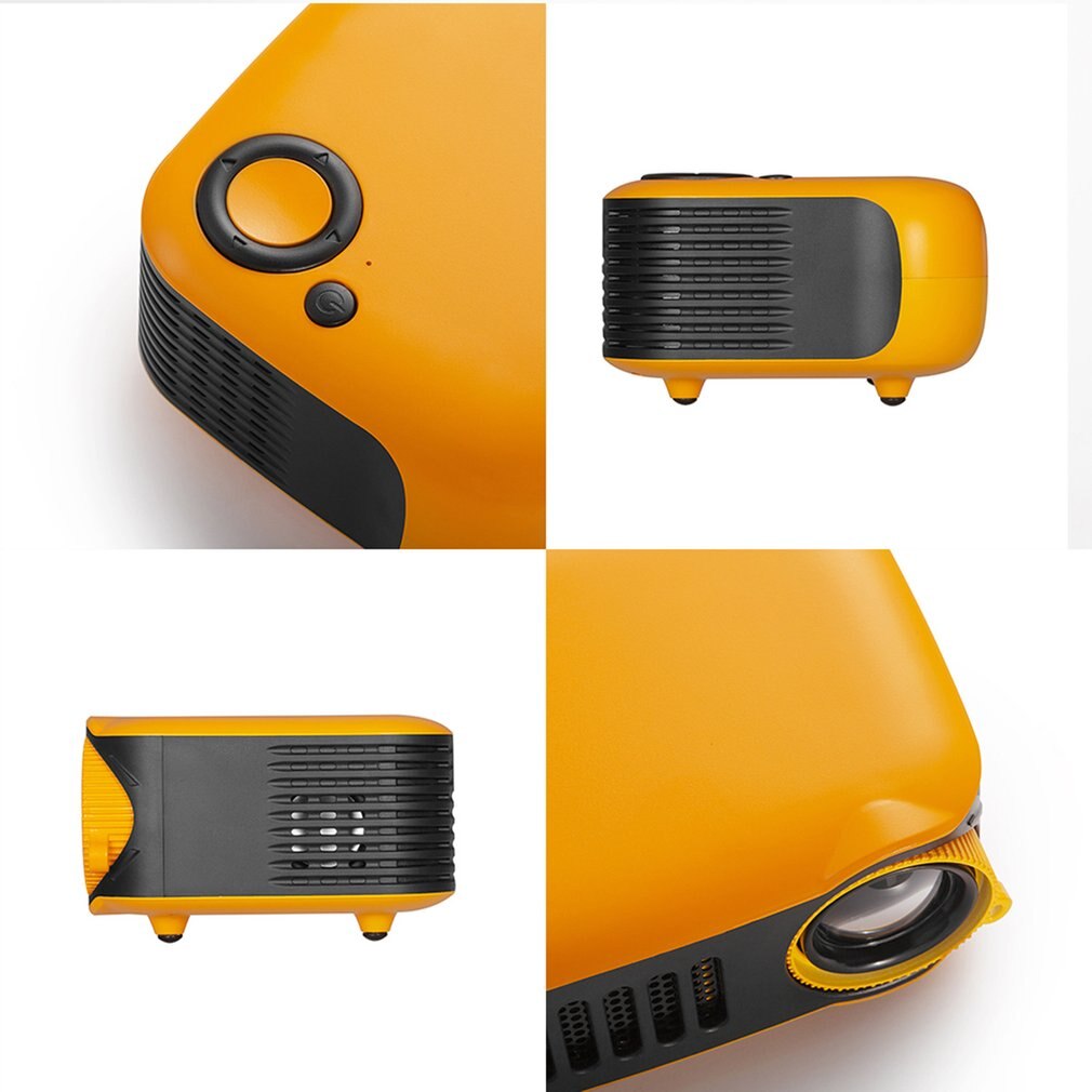 Mini Proiettore LED A2000 - Portatile, USB, VGA, HDMI, AV - Intrattenimento Domestico e Feste